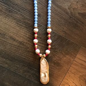 Authentic oyster shell necklace